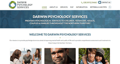 Desktop Screenshot of darwinpsychology.com.au